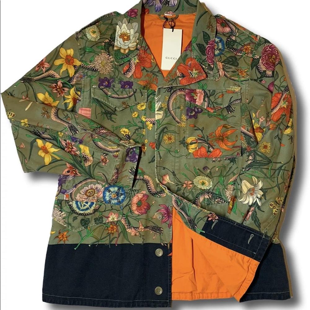 Authentic Gucci floral jacket